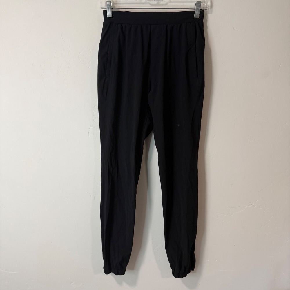 Lululemon Mens Surge Jogger XS Black Ankle Zip Reflective Running Pants